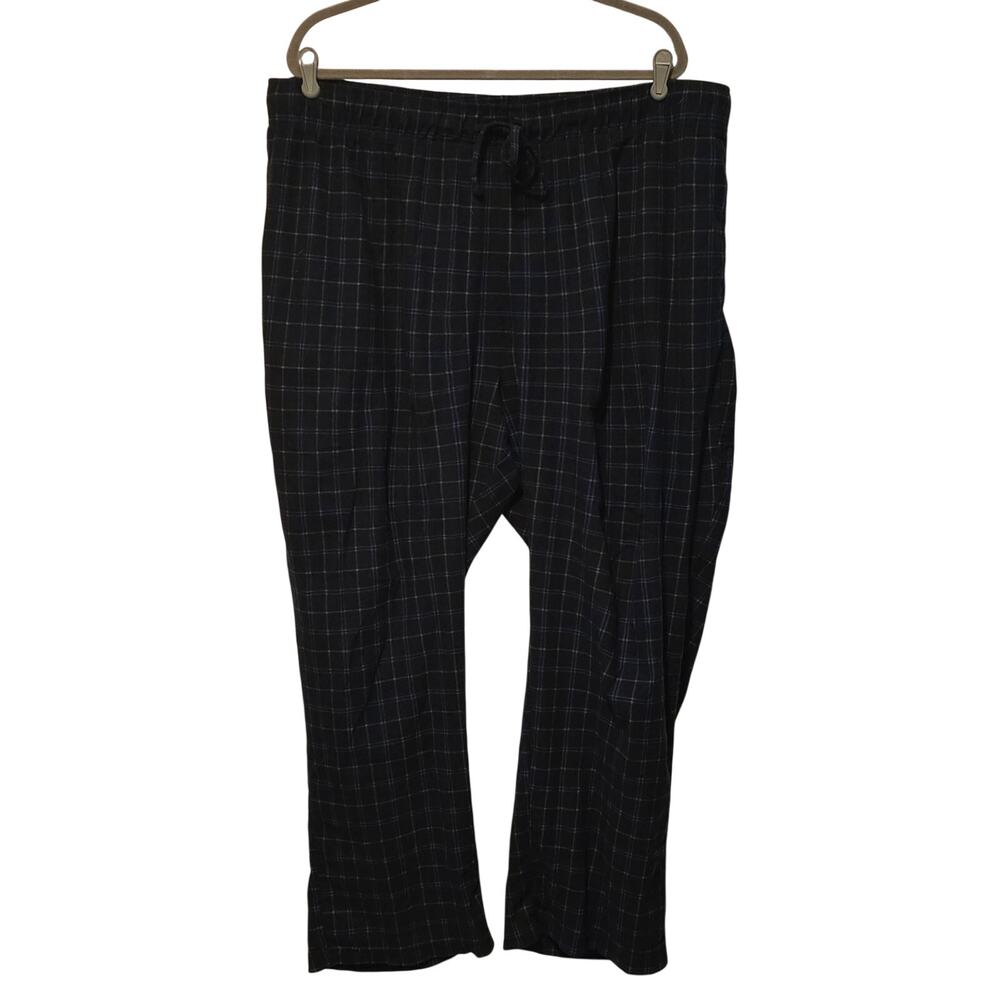 Nautica Navy Blue plaid Sleep pants with pockets XXL